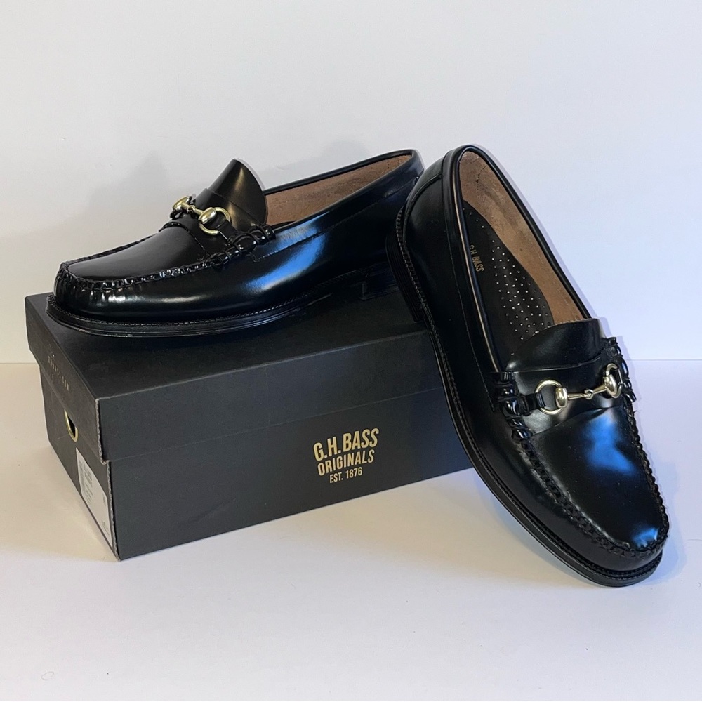 GH Bass Horsebit Loafer BRAND NEW - Weejun Lincoln in Black | size 10.5 men’s US